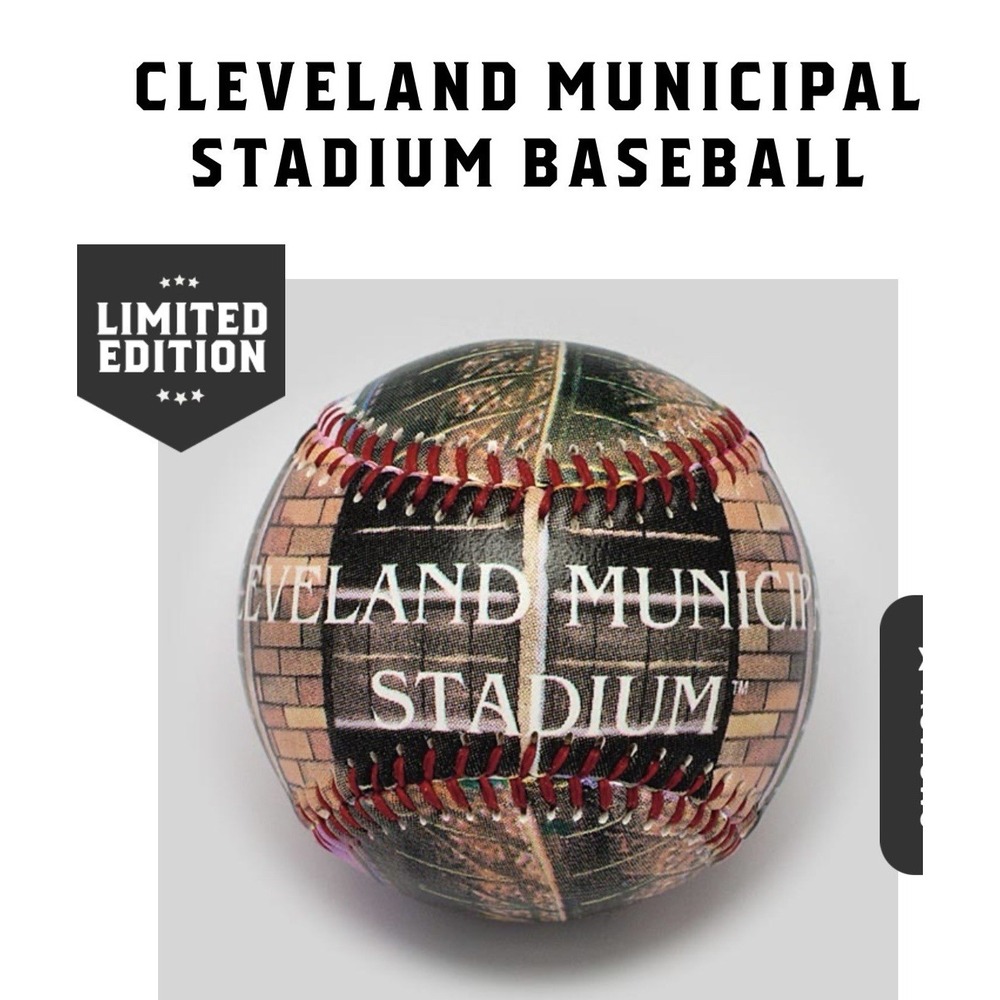 Unforgettaballs Cleveland Municipal Stadium 2000 Souvenir Baseball Ball‎ New